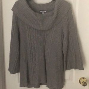 Grey knit sweater